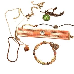 Fairy, hamburger,tree necklaces heart , love beaded bracelets